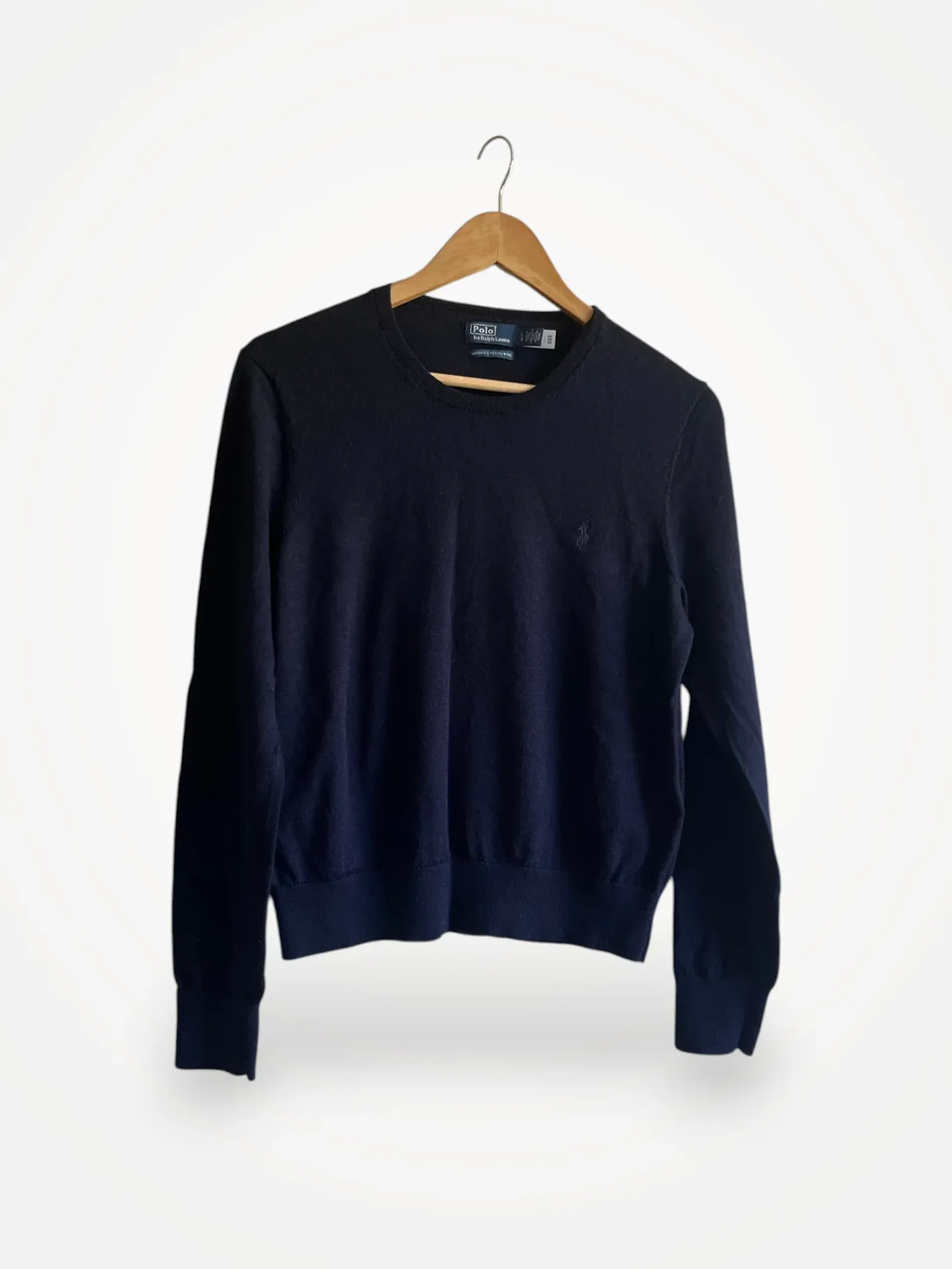 Ralph Lauren Round In Washable Merino-ulltröja