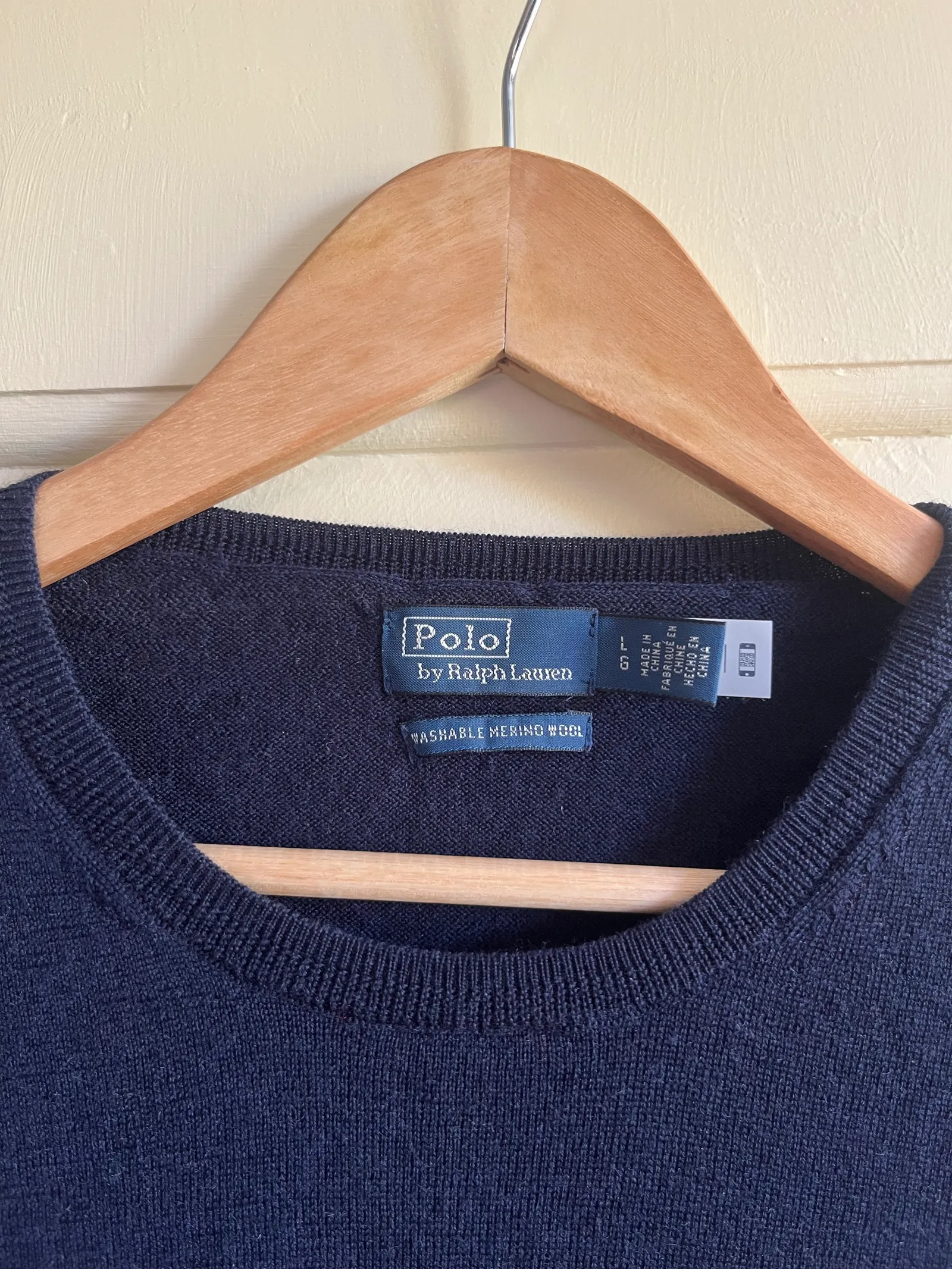 Ralph Lauren Round In Washable Merino-ulltröja - Image 4