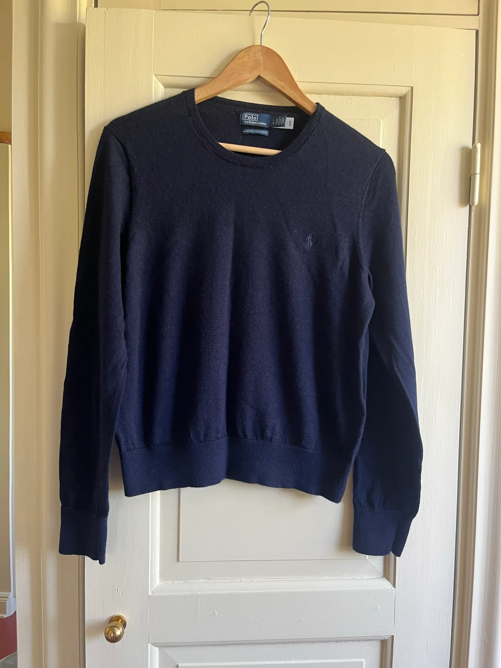 Ralph Lauren Round In Washable Merino-ulltröja - Image 5