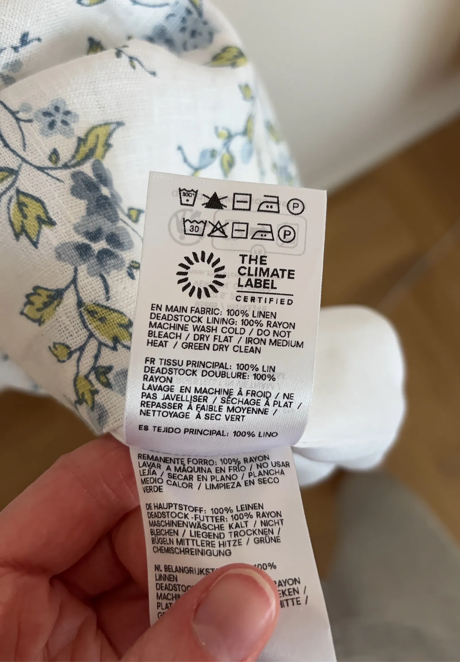 Reformation Janu Linen Mini-linneklänning NWT - Image 3