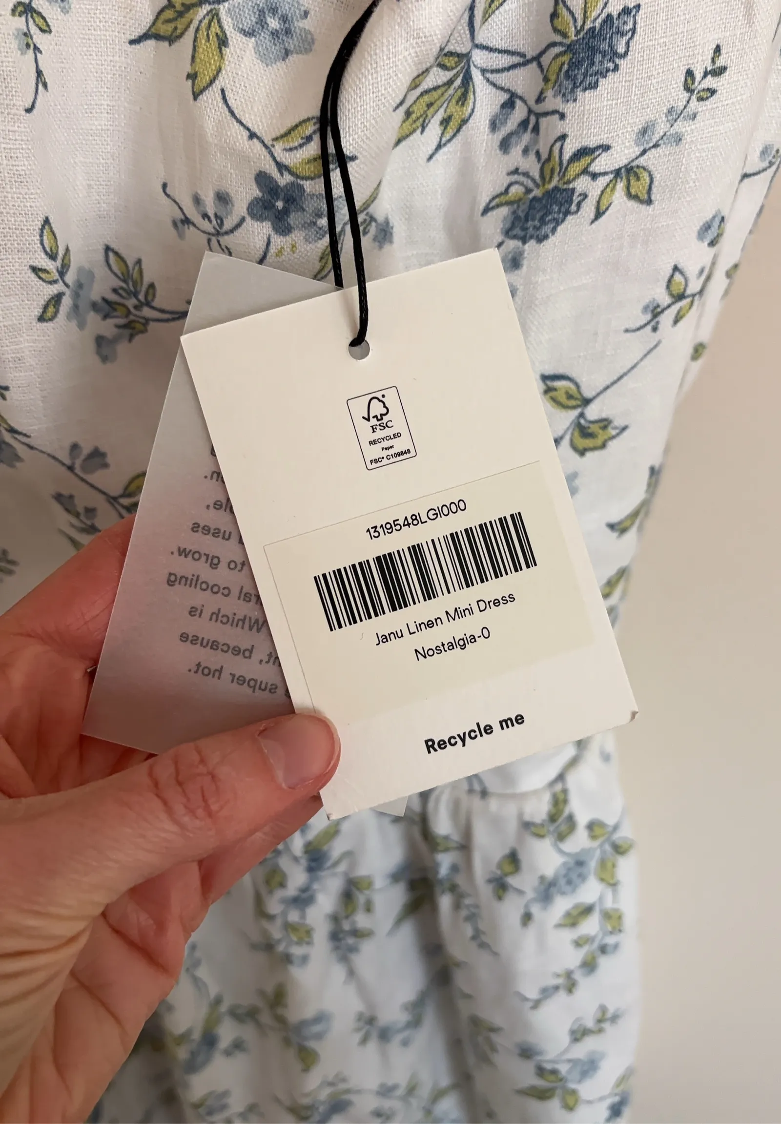 Reformation Janu Linen Mini-linneklänning NWT - Image 5