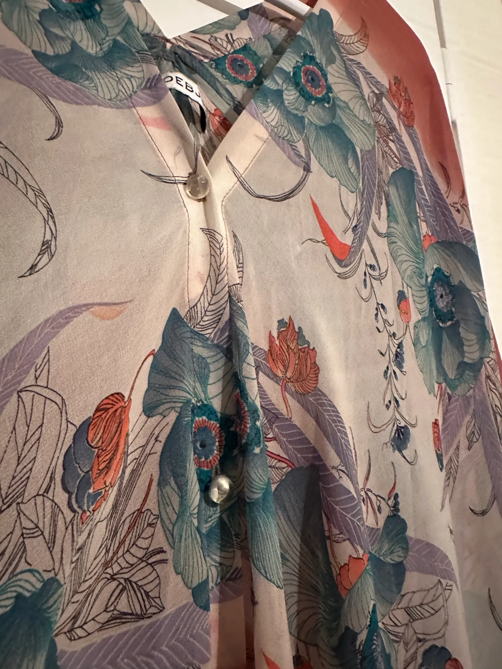 Rodebjer Agave-sidenkaftan - Image 4