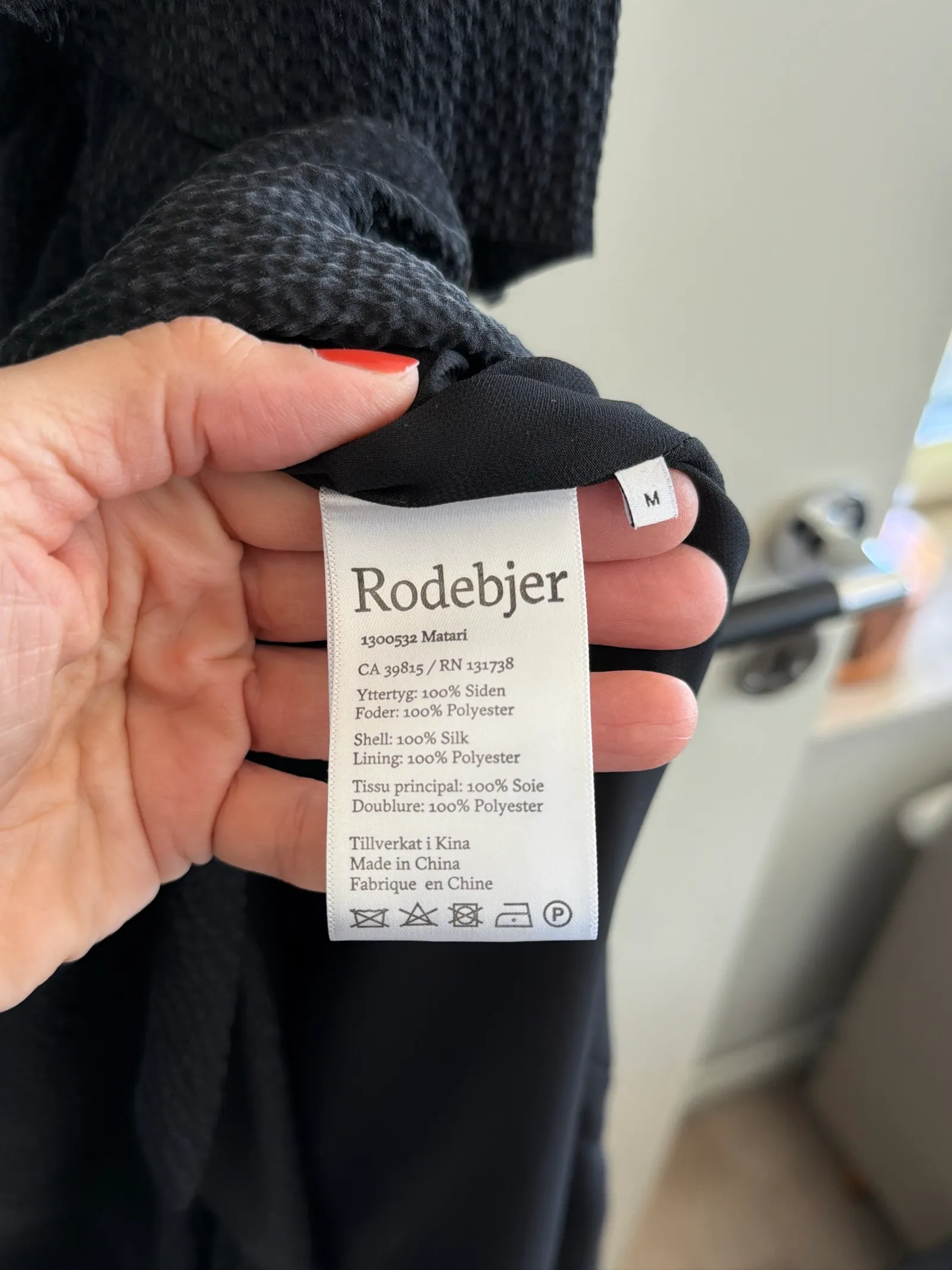Rodebjer-sidenklänning - Image 3