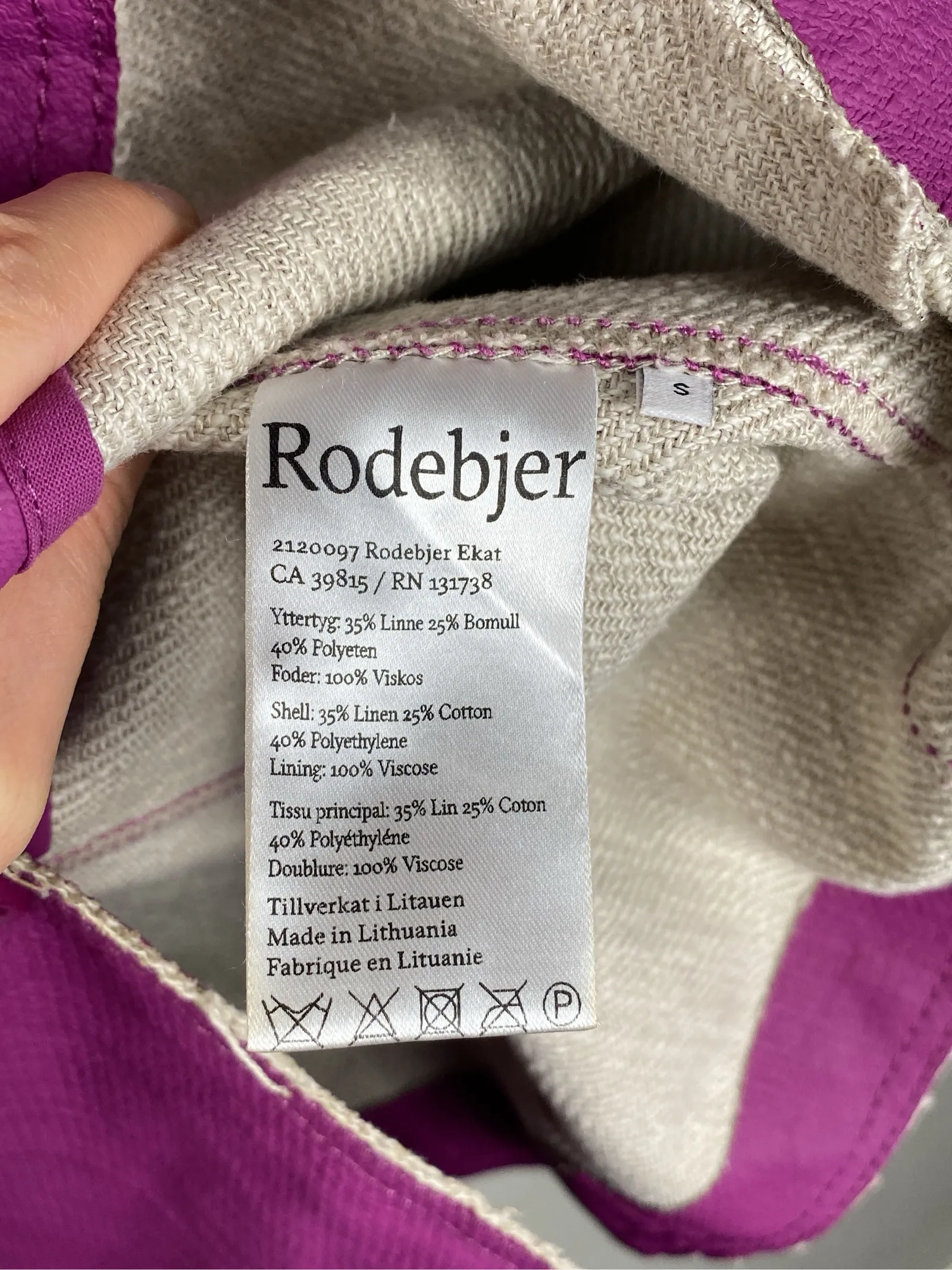 Rodebjer Ekat-linnekostym - Image 4