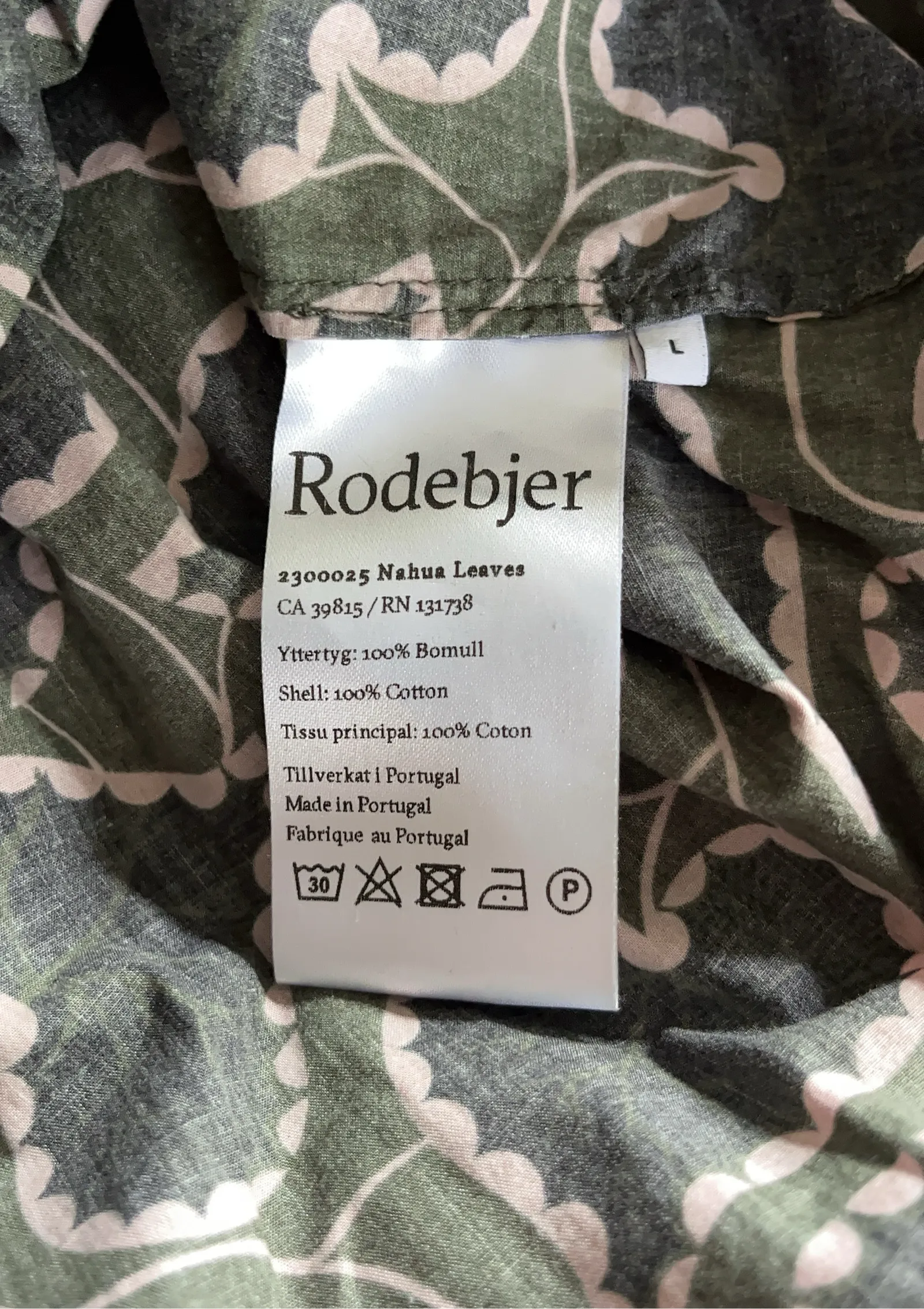 Rodebjer Nahua Leaves-blus - Image 3
