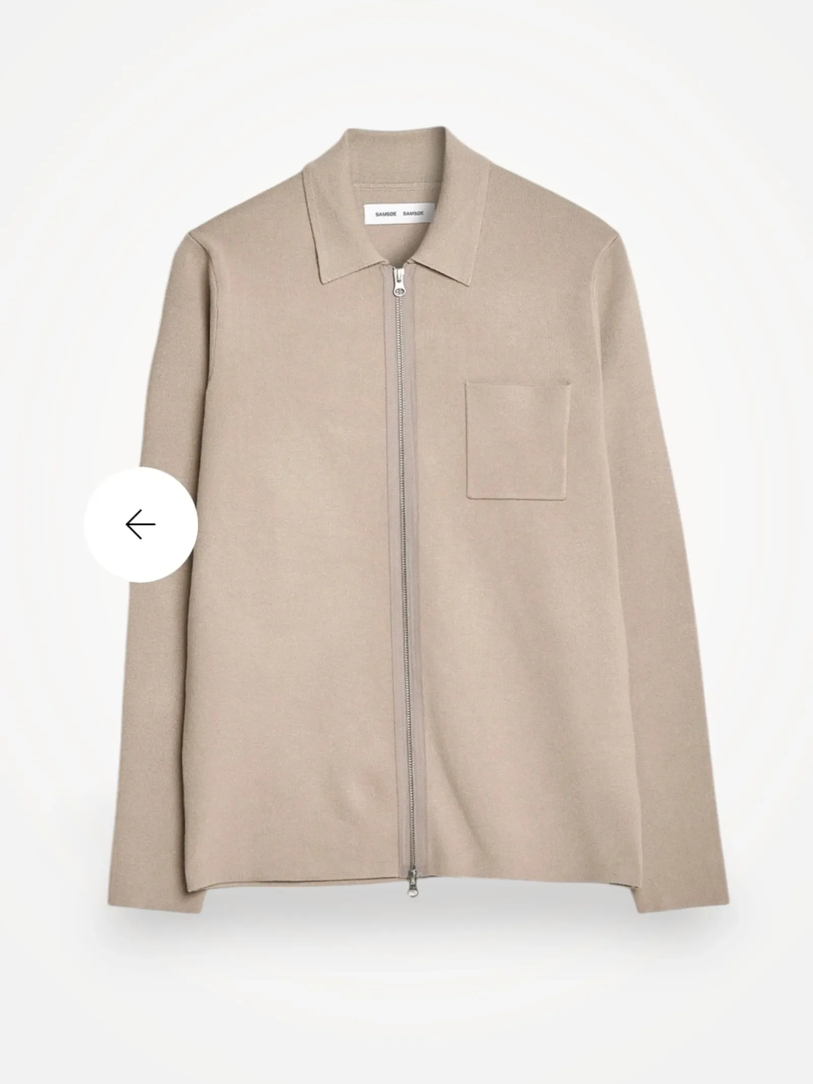 Samsøe Samsøe Guna Full Zip Pure Cashmere-kashmirtröja NWOT