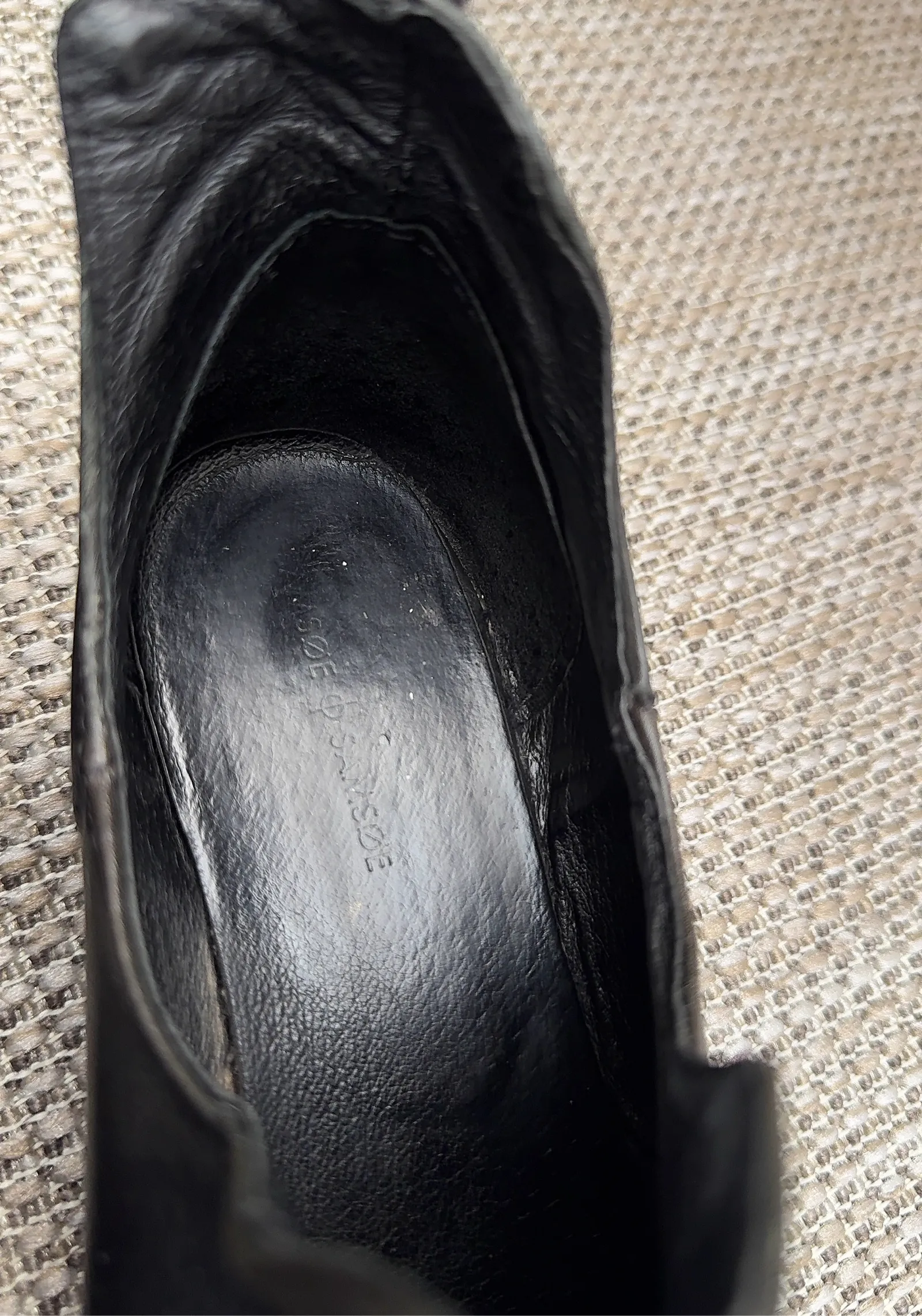Samsøe Samsøe-skinnsneakers - Image 2