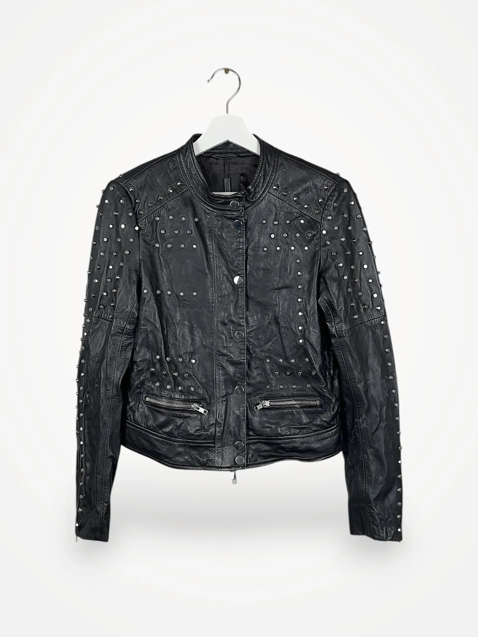 Sand Soft Lamb Leather Vilde-skinnjacka