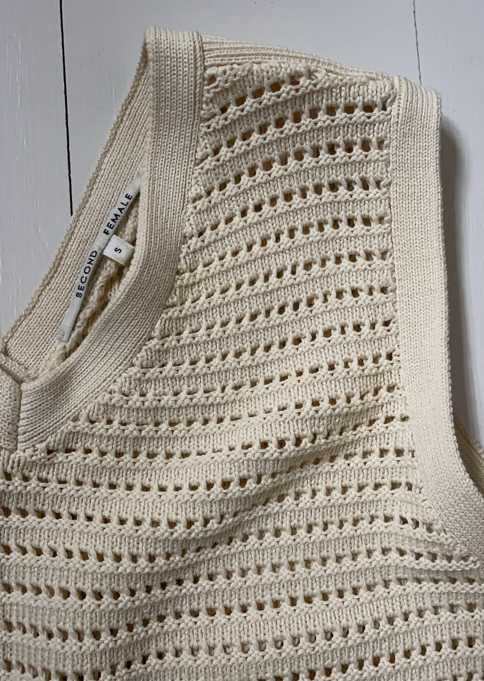 Second Female Mantova Knit V--väst - Image 2
