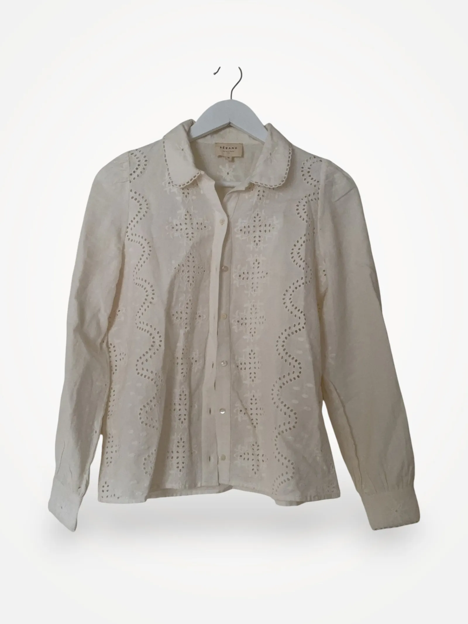Sézane Pull Lucas-blus NWOT