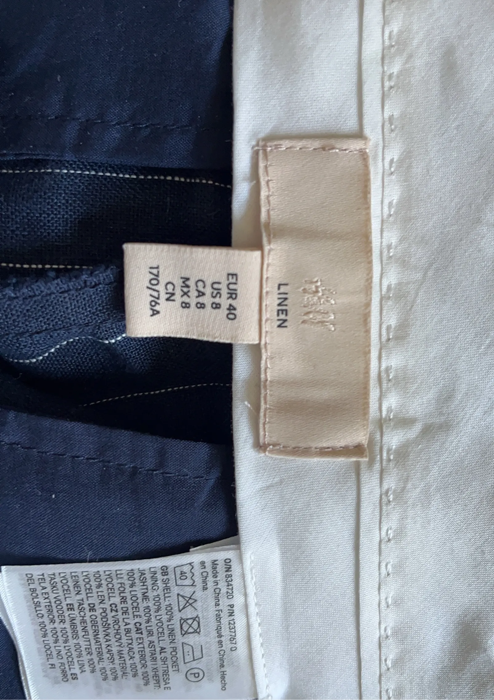 H&M Linen-linneshorts - Image 2