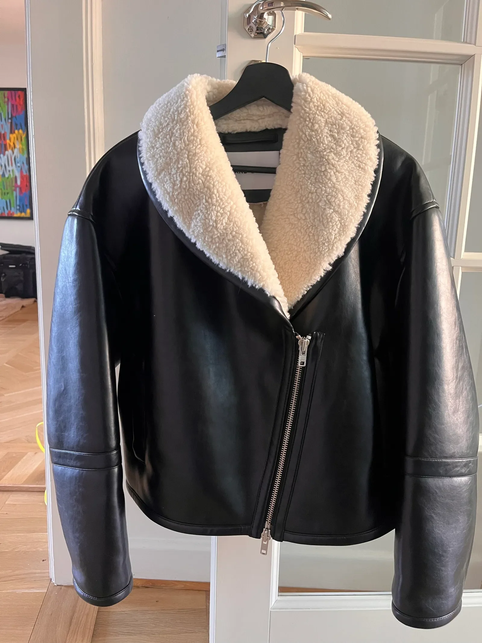 Stand Studio Leonora Shearling-jacka NWOT - Image 3