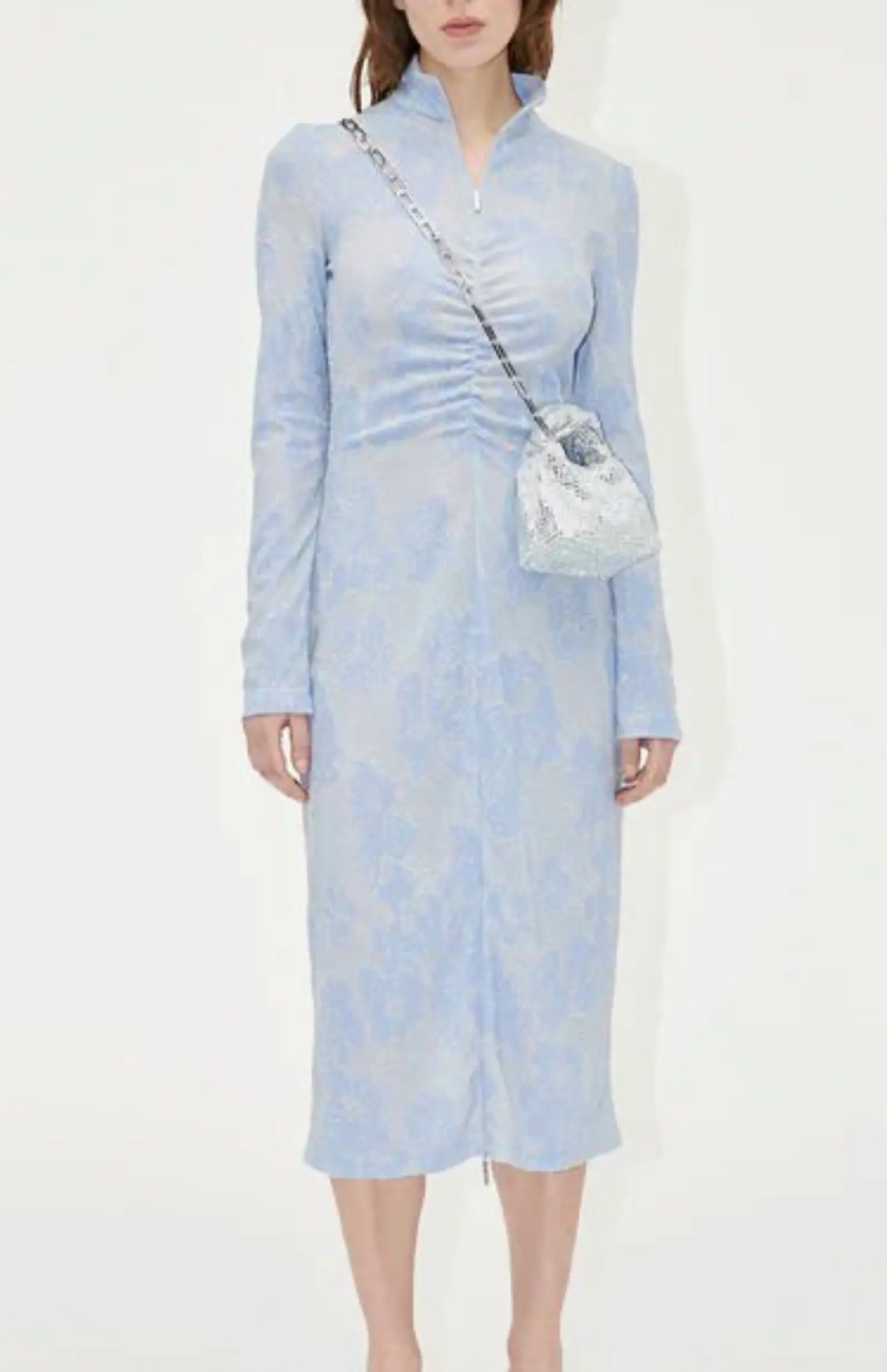 Stine Goya Freya Floral Relief Jersey-klänning - Image 7