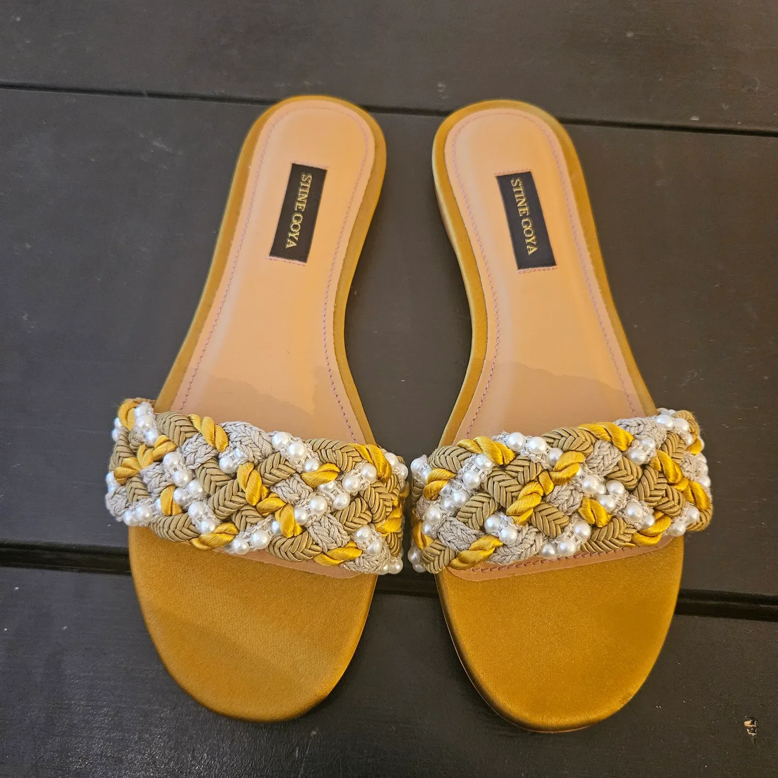 Stine Goya-skinnsandaler - Image 2
