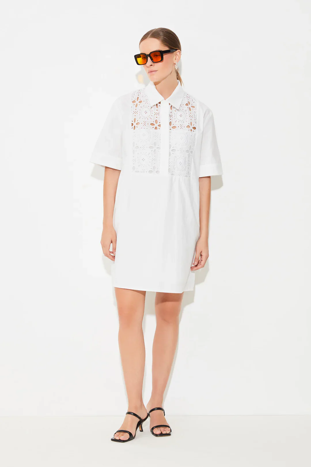 Suncoo Robe Cross-klänning NWOT