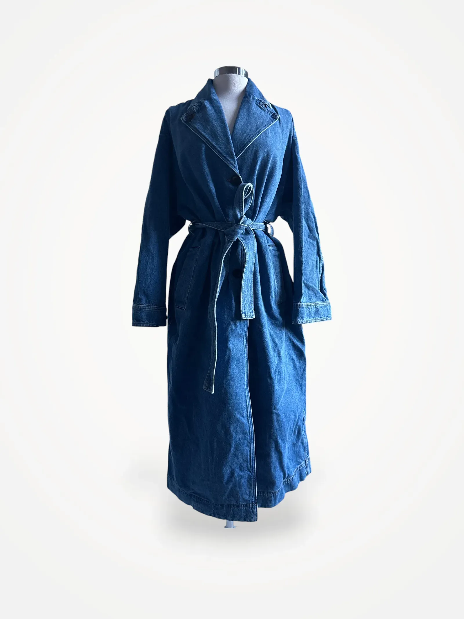 Teurn Studios Denim-trenchcoat NWT