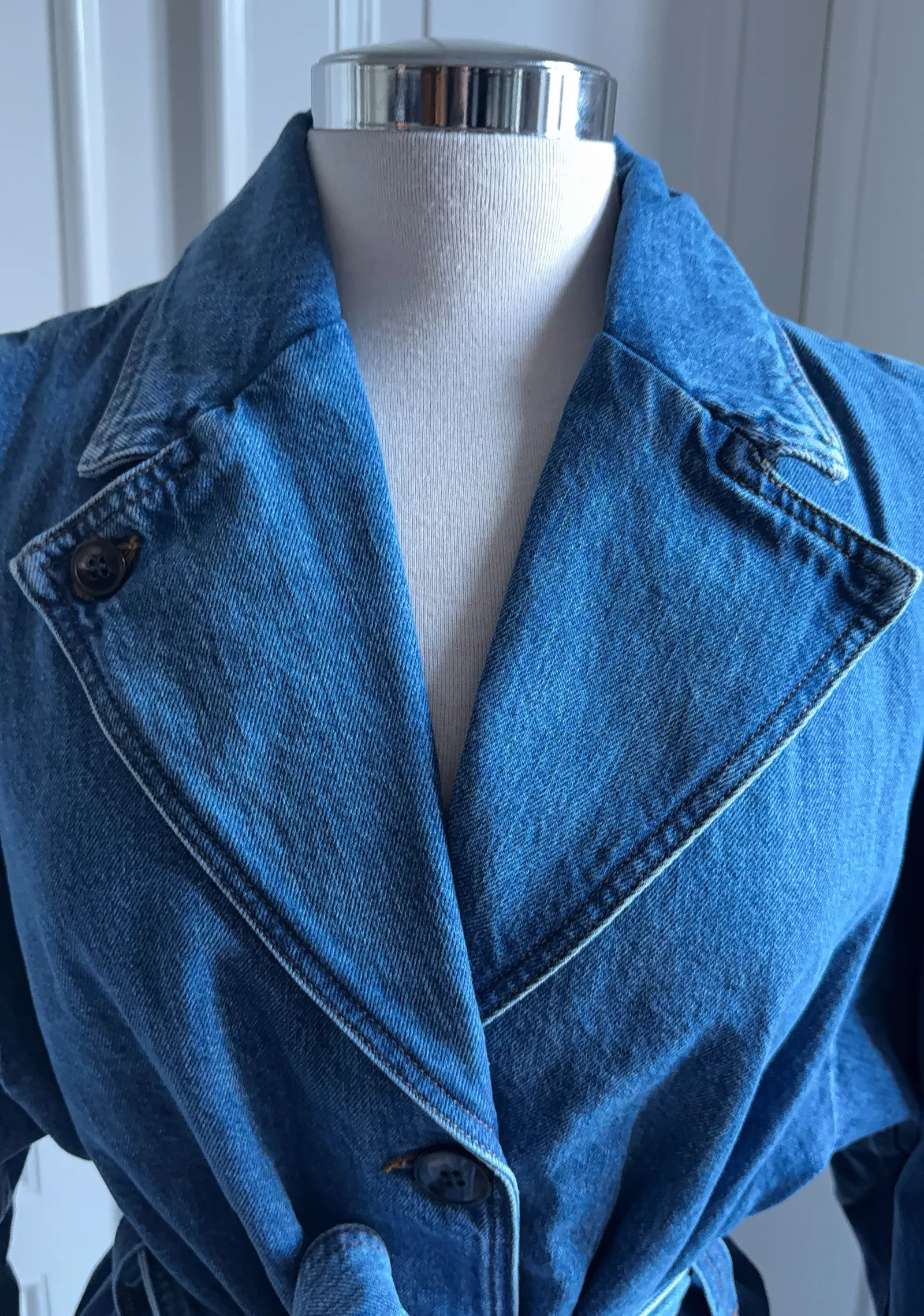 Teurn Studios Denim-trenchcoat NWT - Image 2
