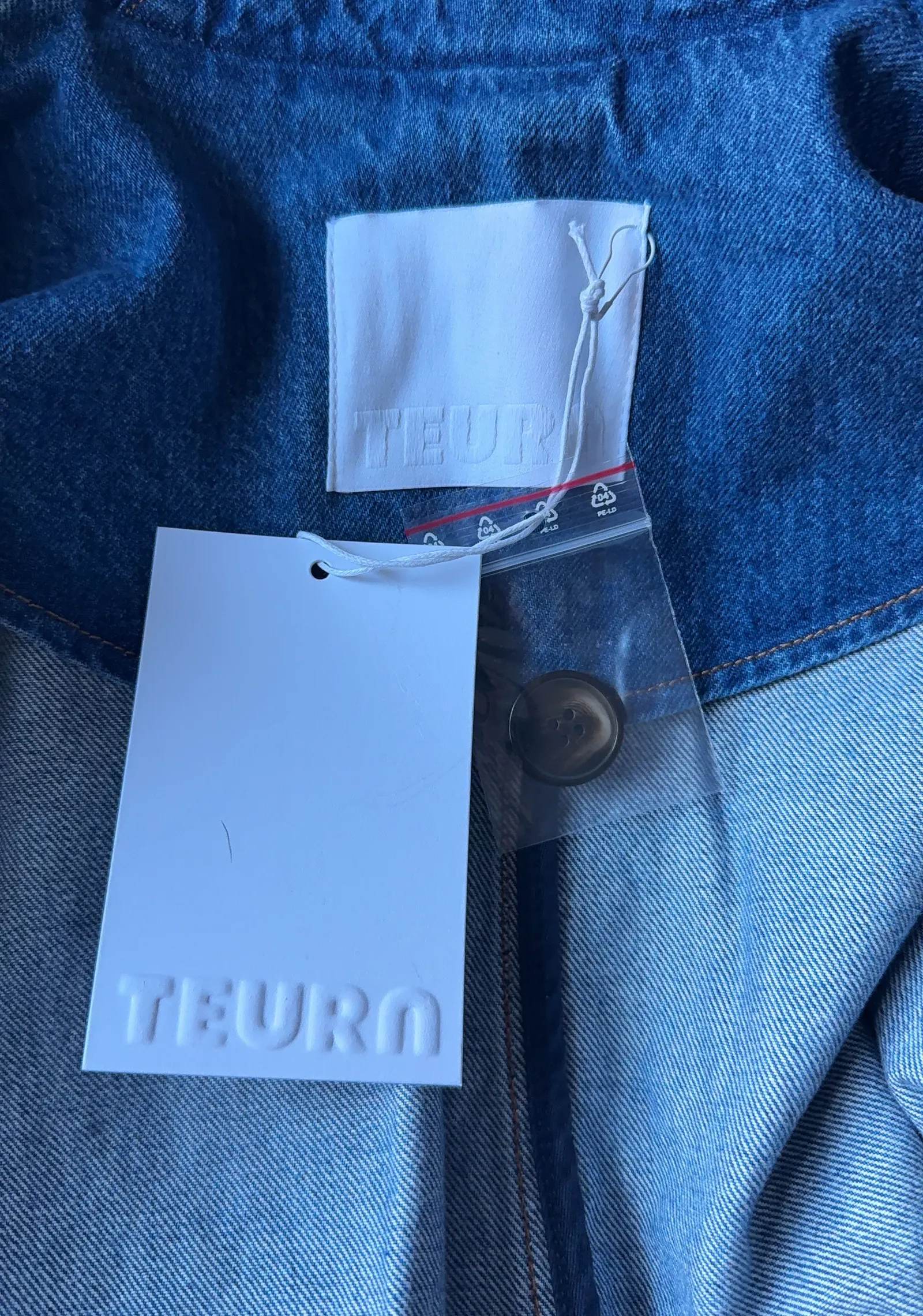 Teurn Studios Denim-trenchcoat NWT - Image 4