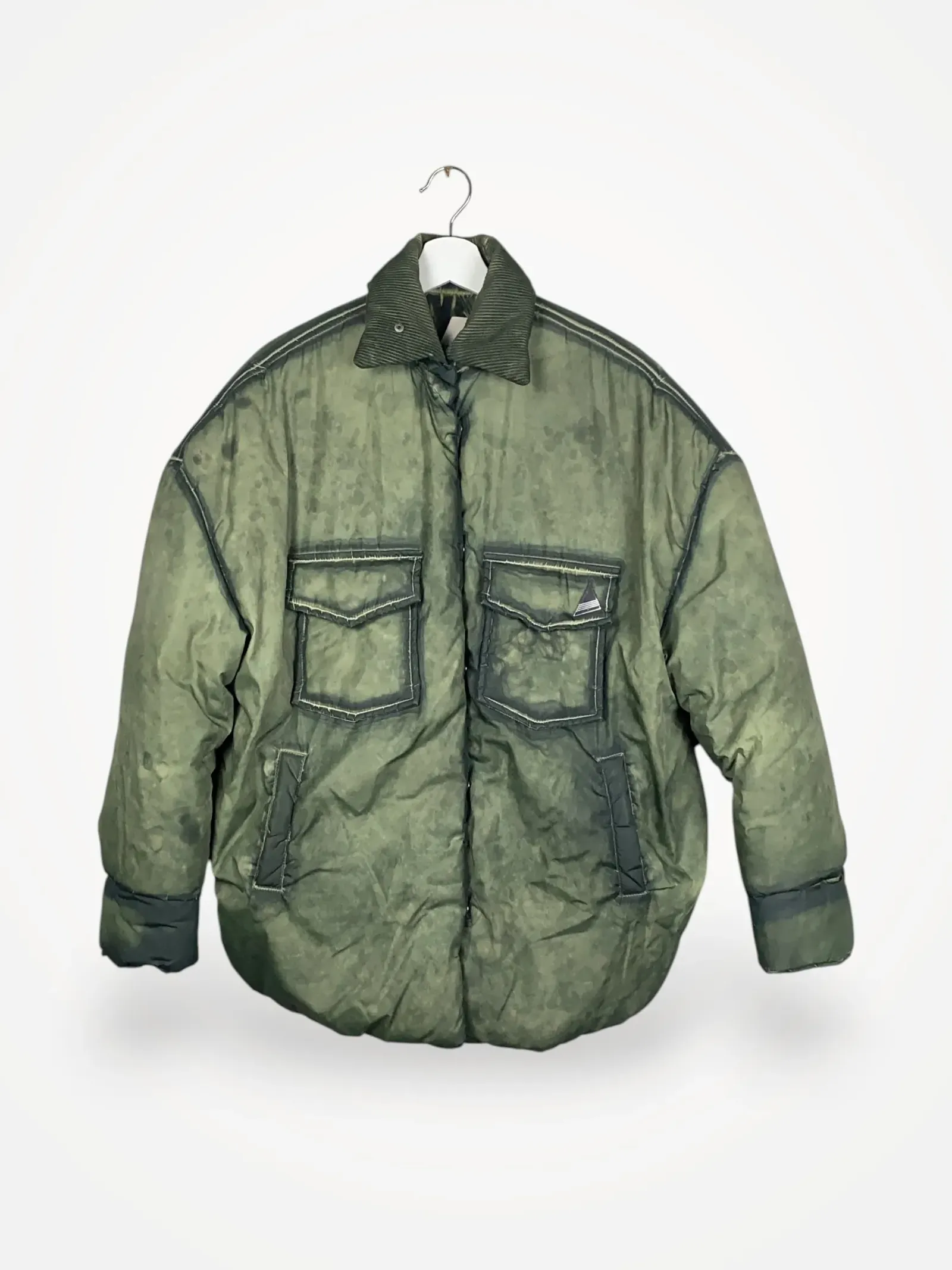 The Attico Military Green Short Coat-dunjacka - Image 2