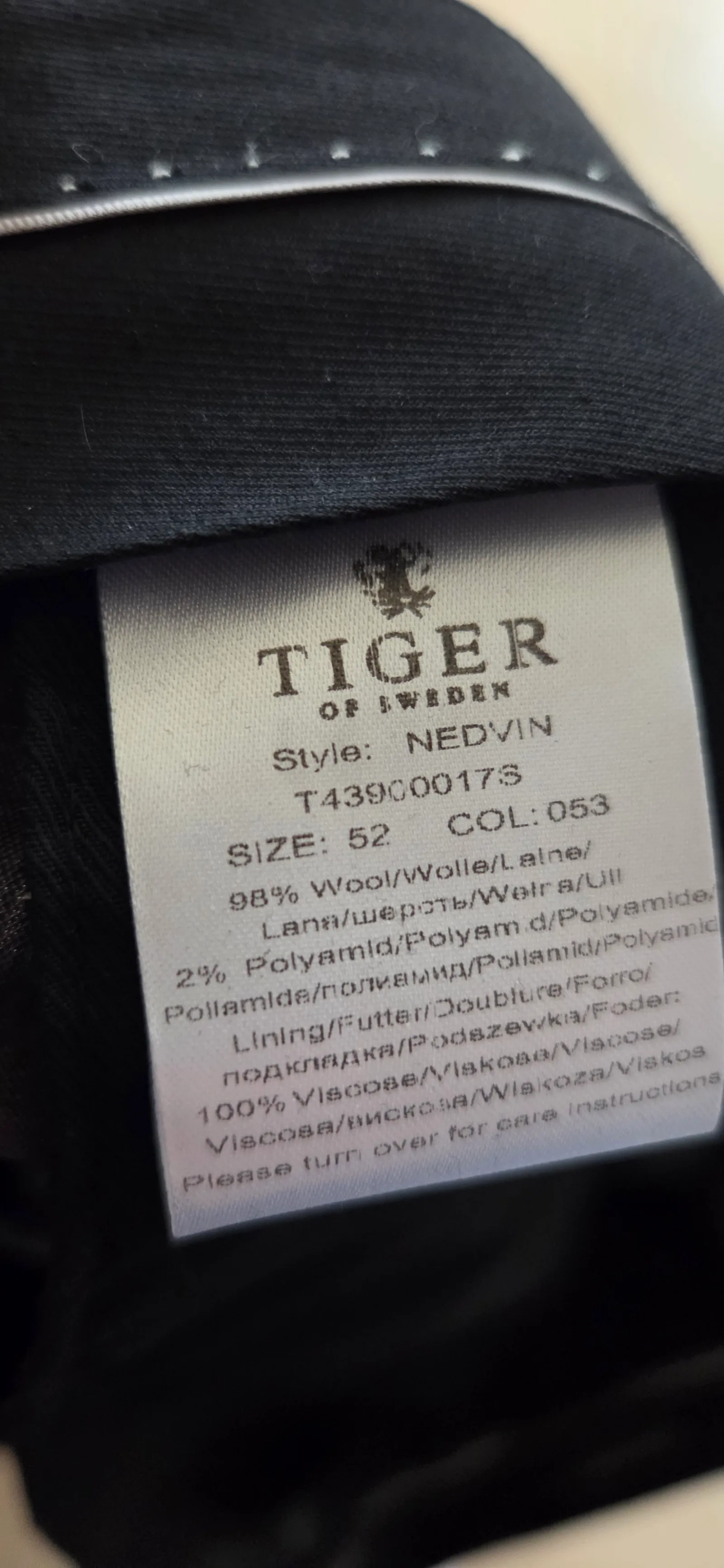 Tiger of Sweden Nedvin-ullkostymbyxor - Image 2