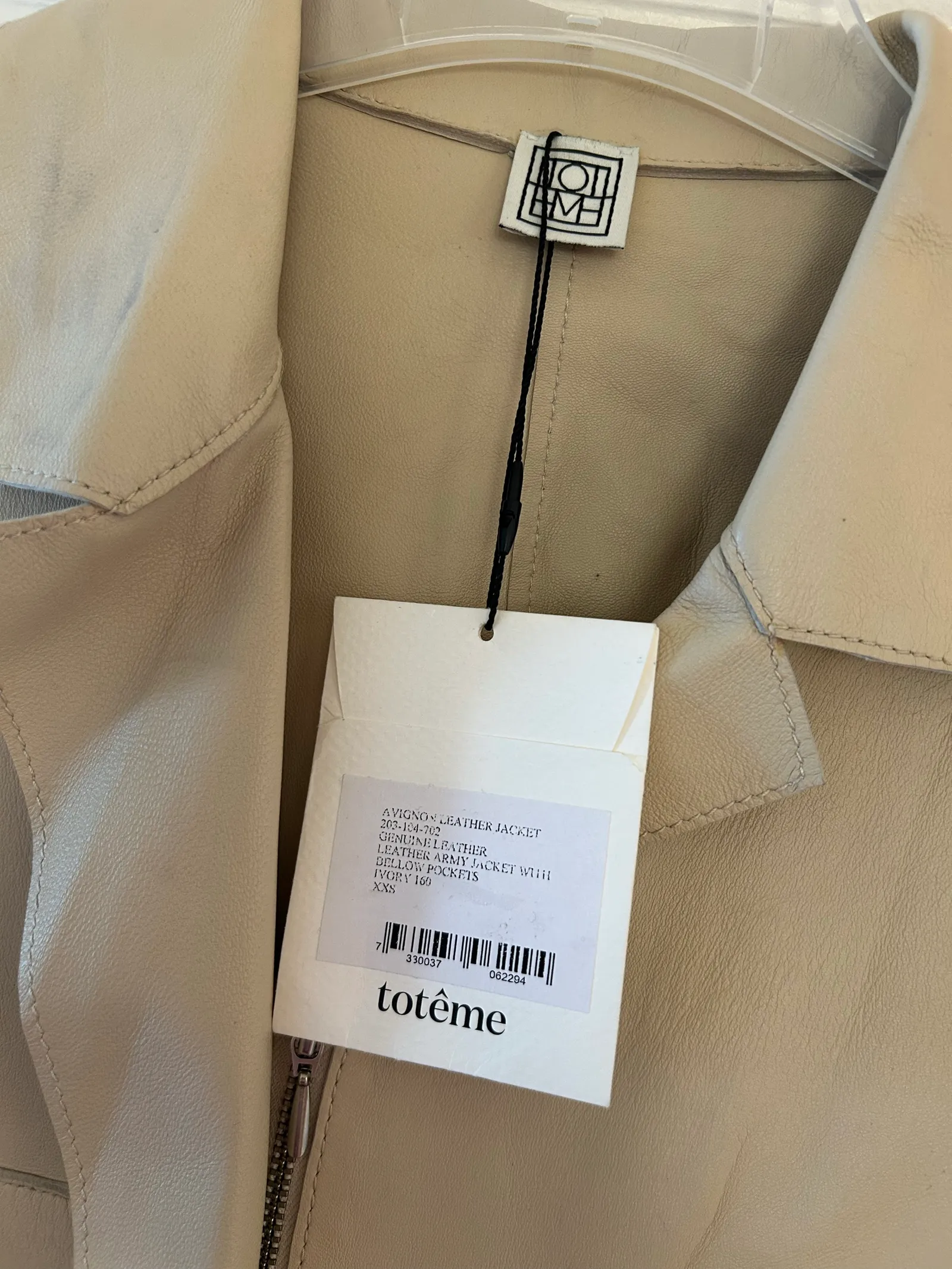 Toteme Avignon Leather-skinnjacka - Image 4