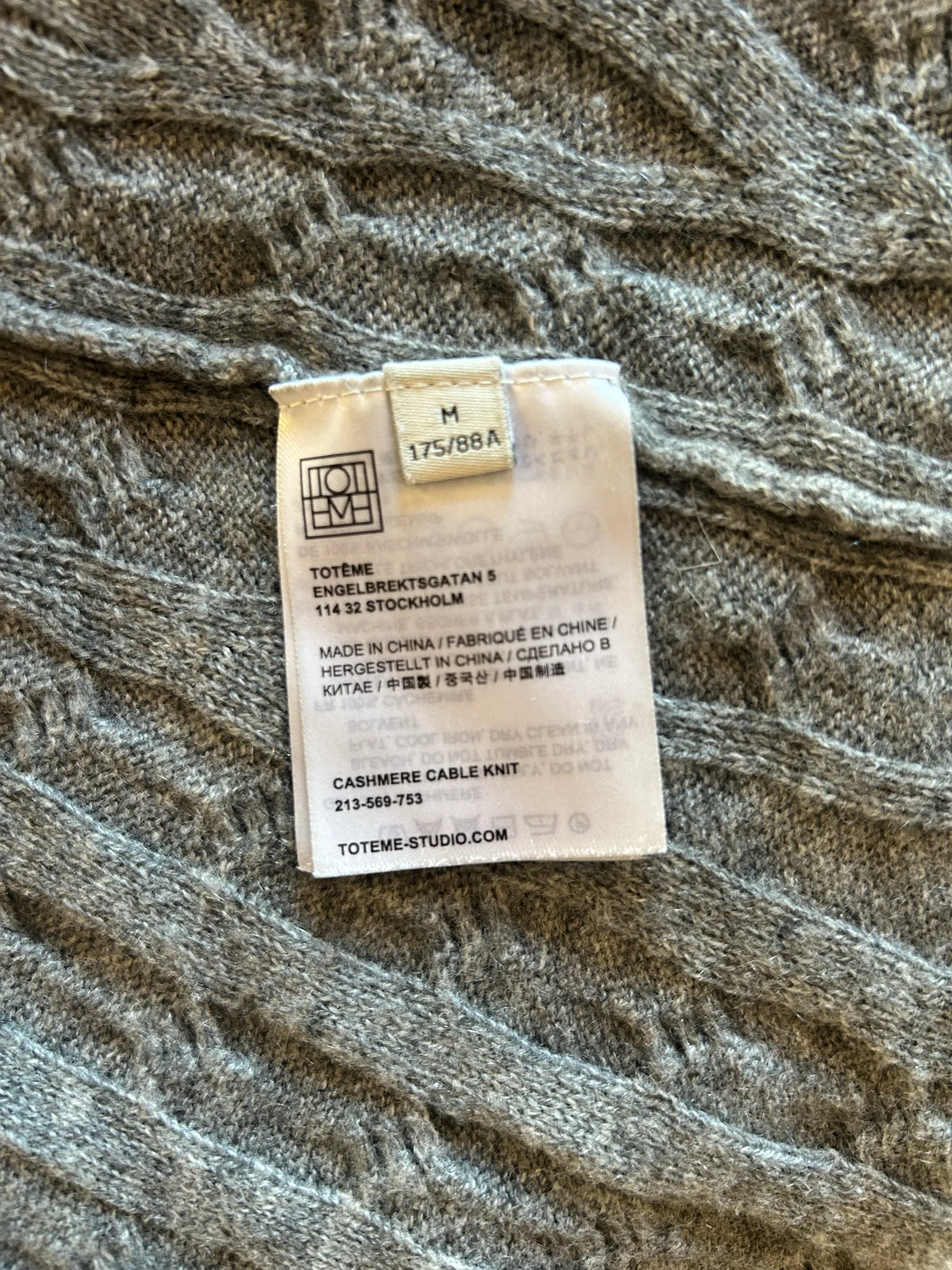 Toteme Cashmere Cableknit-kashmirtröja - Image 4