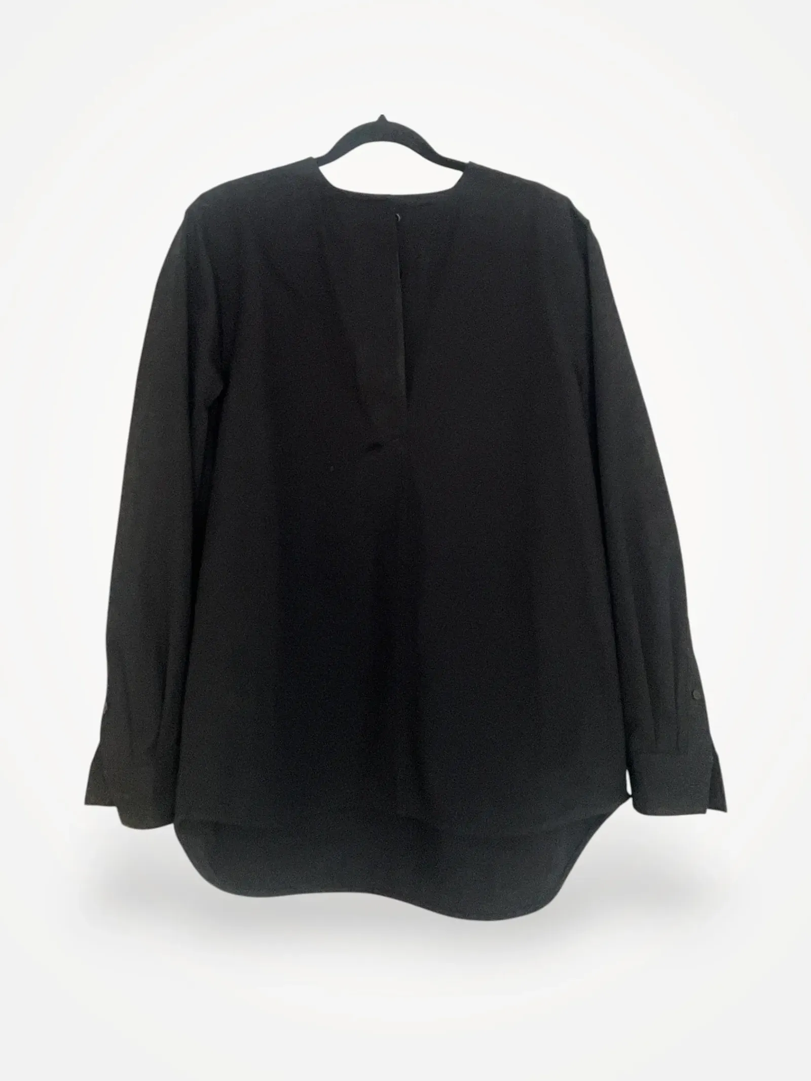 Toteme Collarless Cotton Twill-blus - Image 2
