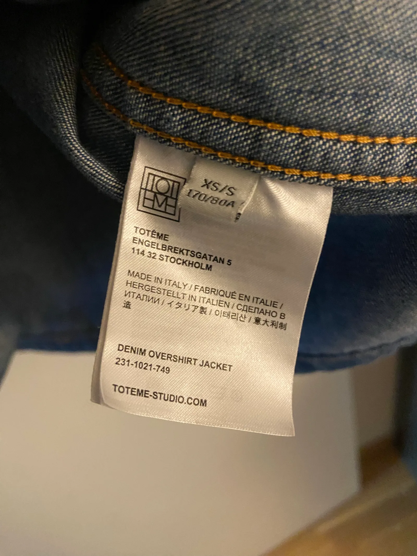 Toteme Denim overshirt-fritidsjacka - Image 4