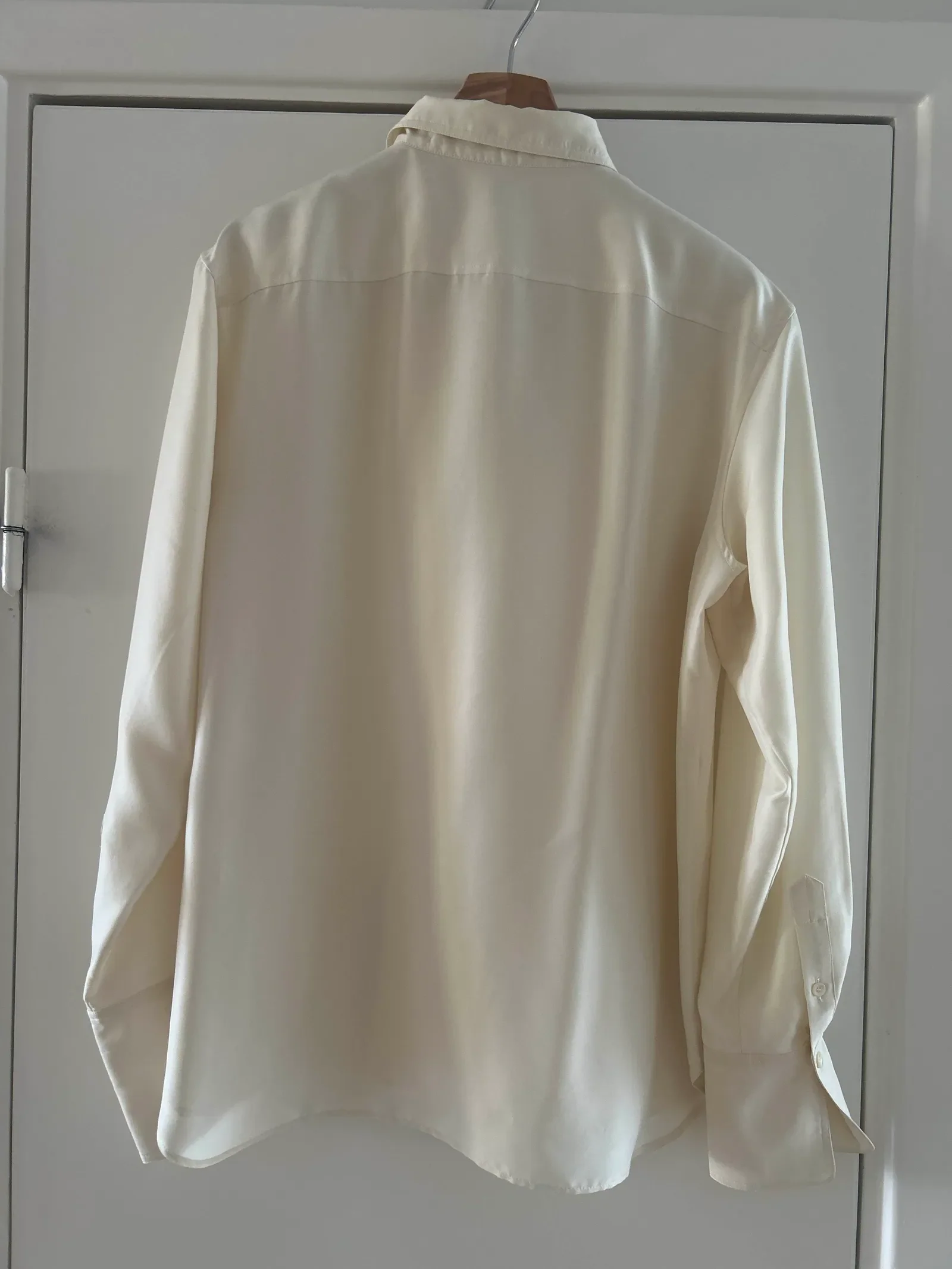Toteme Pleated Silk-sidenblus - Image 5