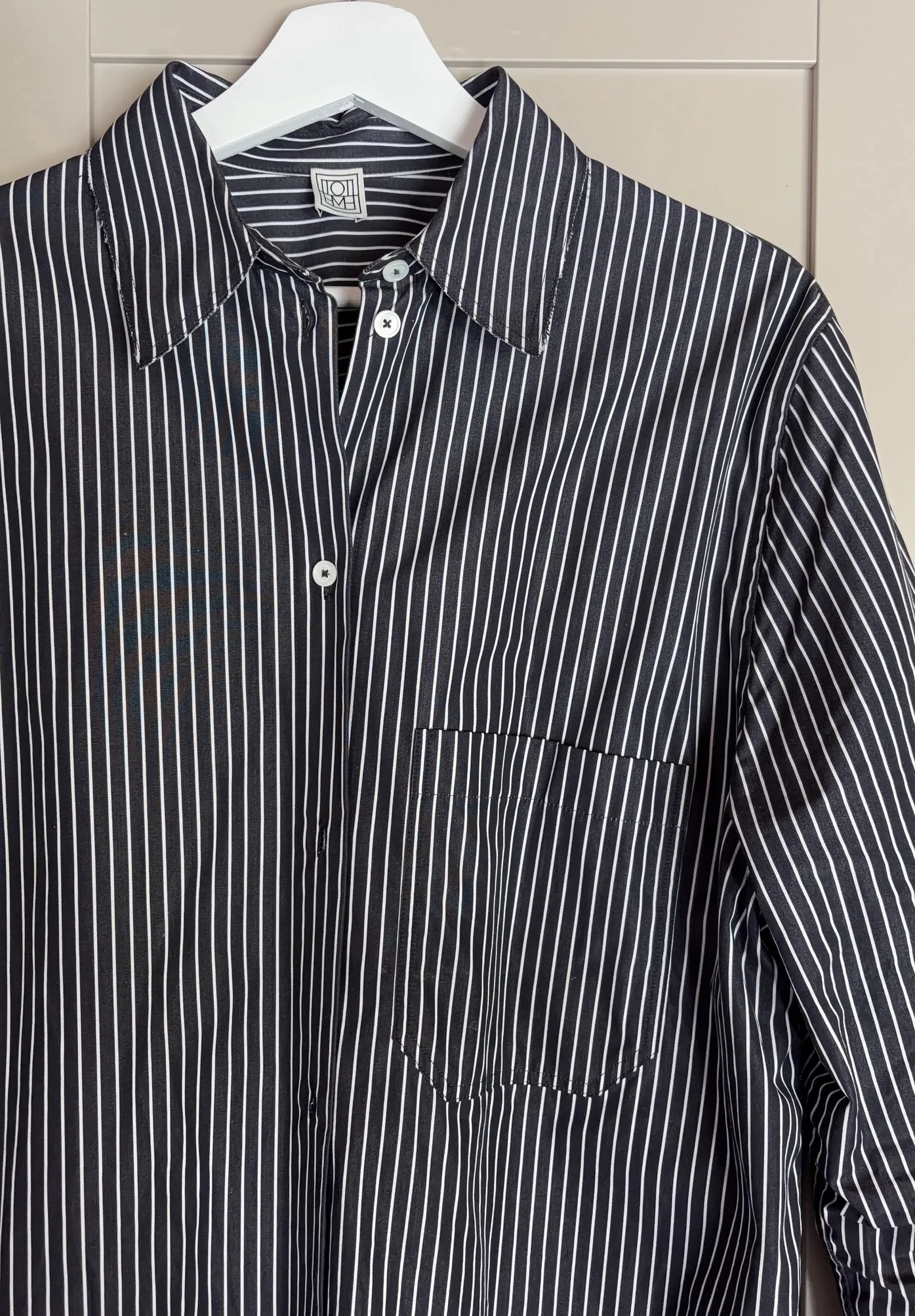 Toteme Striped Sleeve Shirt Dress-klänning - Image 3