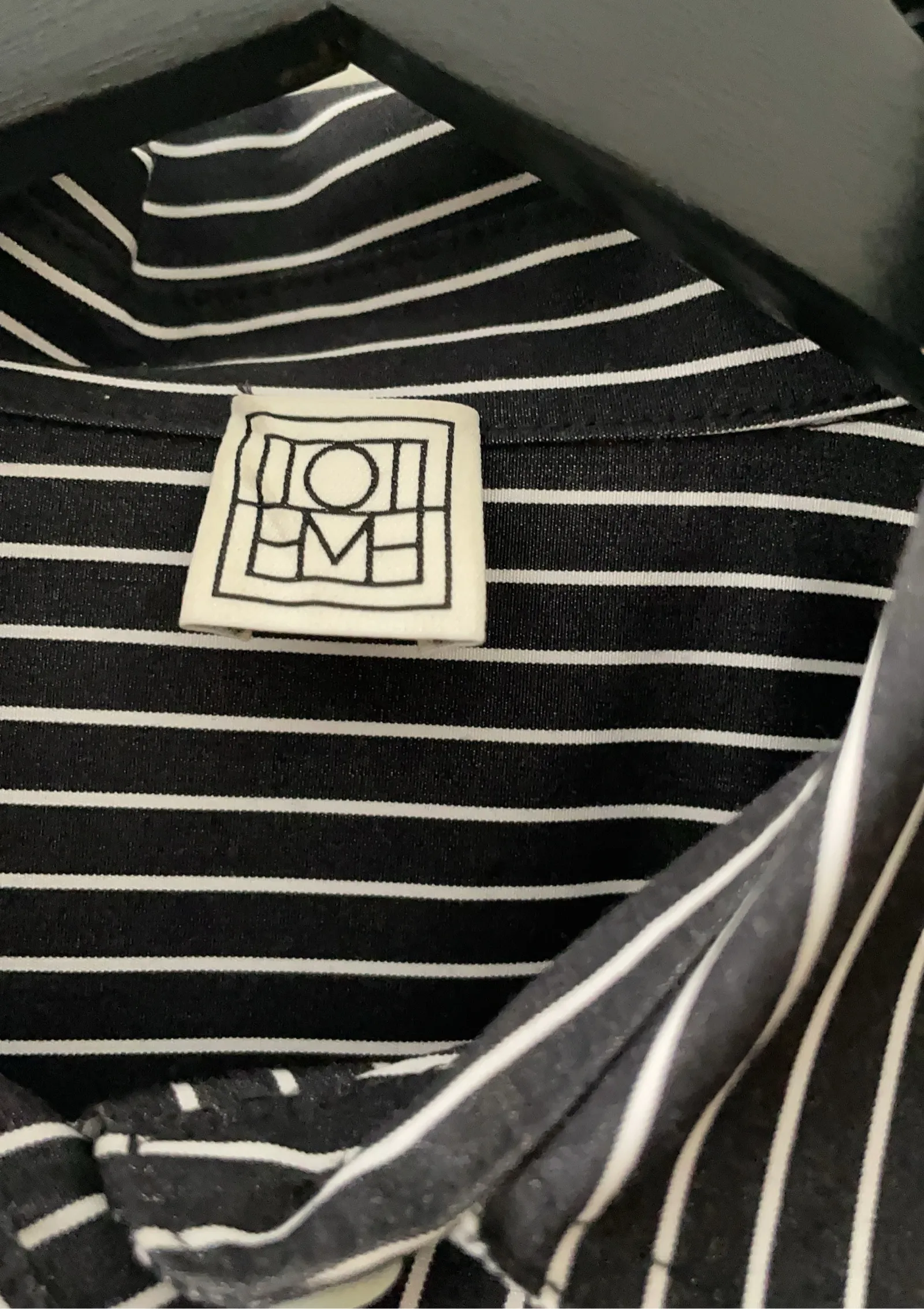 Toteme Striped Sleeve Shirtdress-klänning - Image 2