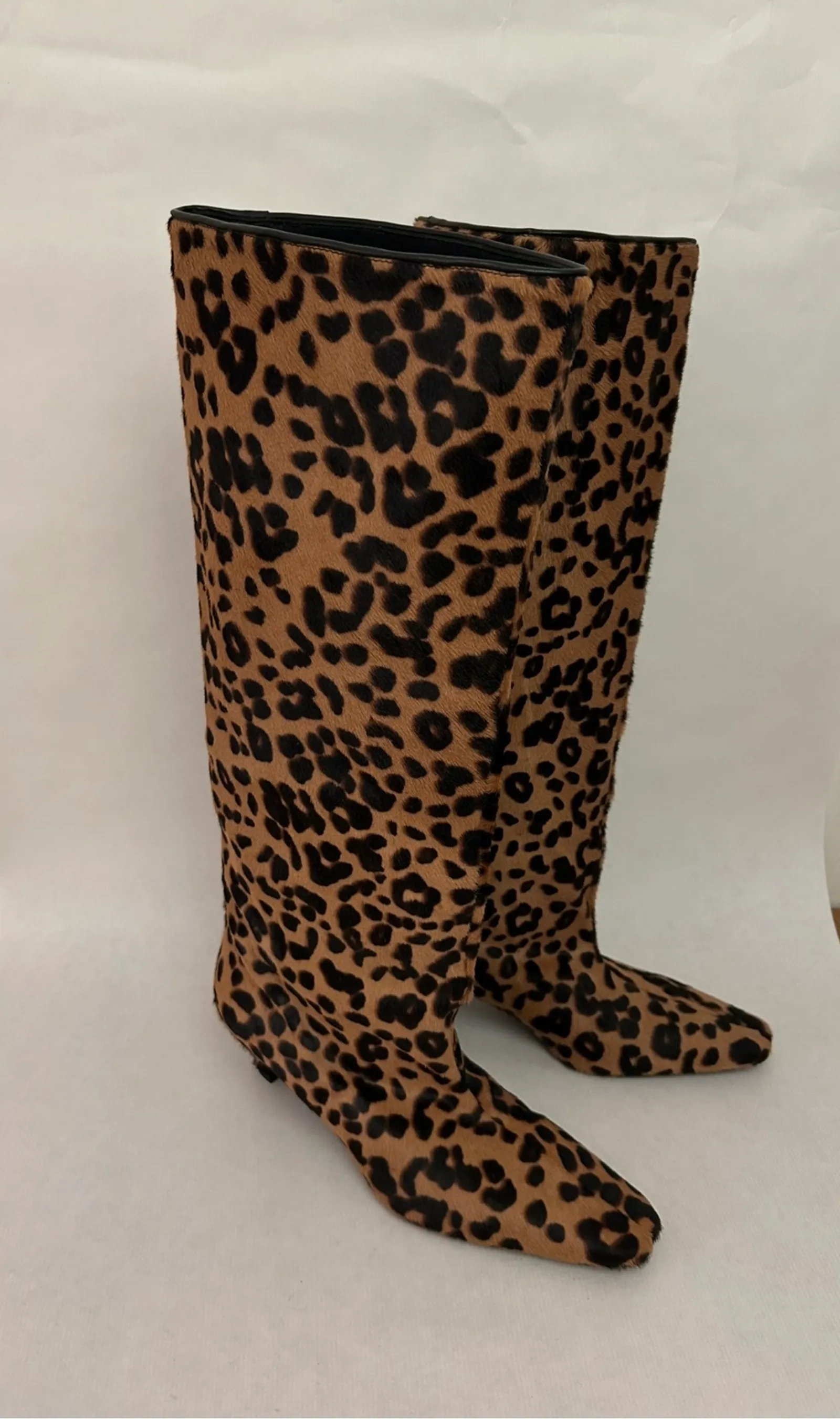 Toteme Wide Shaft Calf Hair Knee-high-skinnboots - Image 2