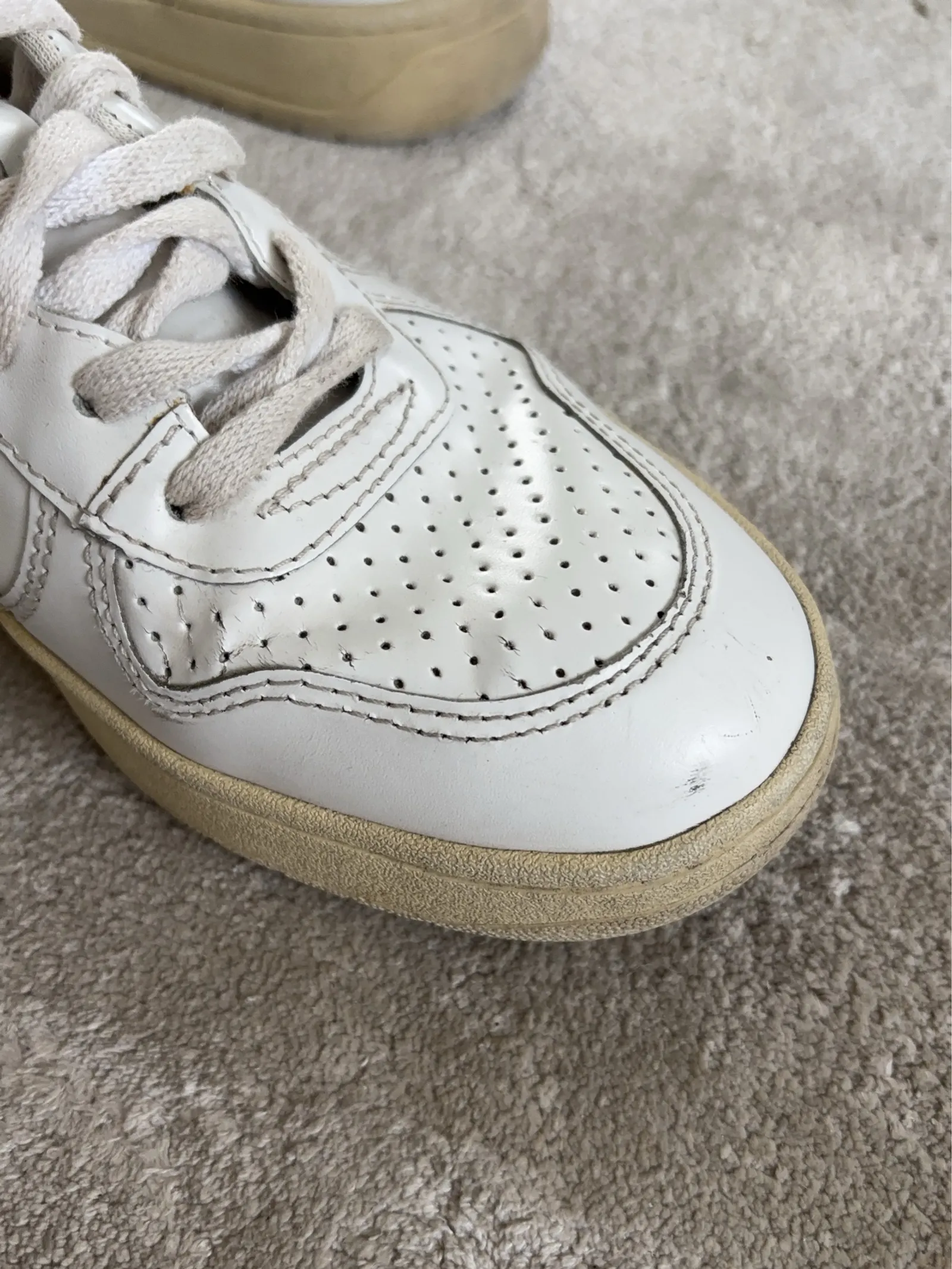 Veja V-10-skinnsneakers - Image 8