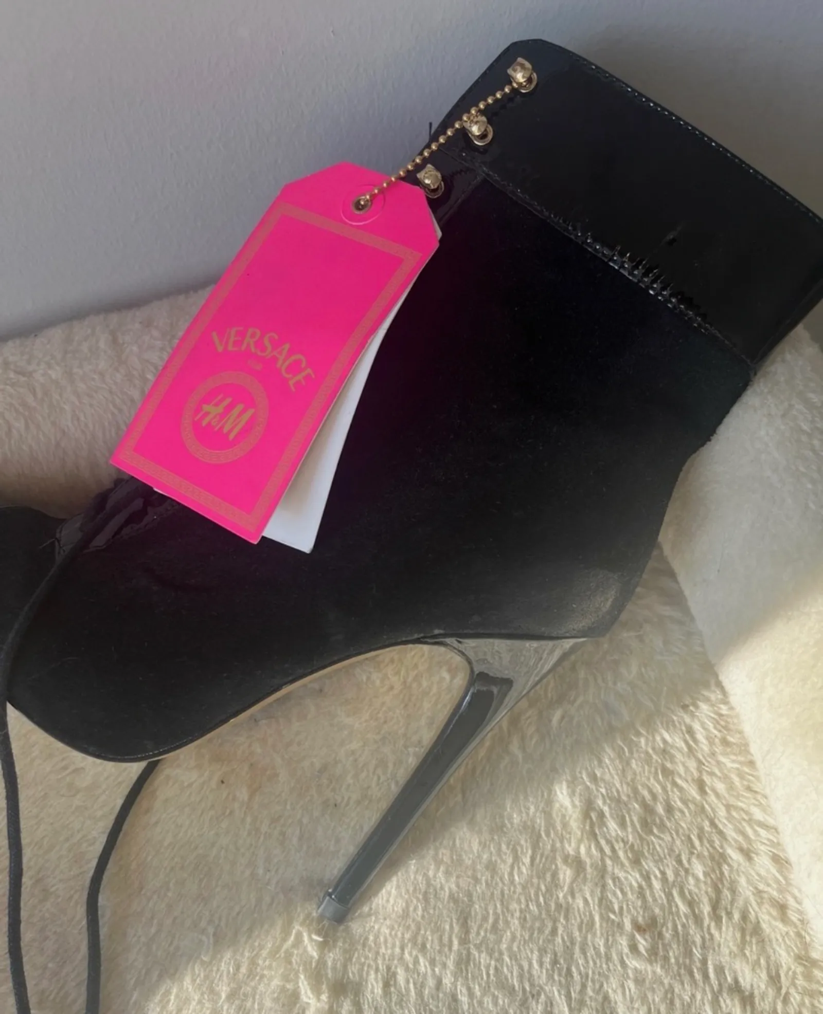Versace-skinnboots NWOT - Image 2