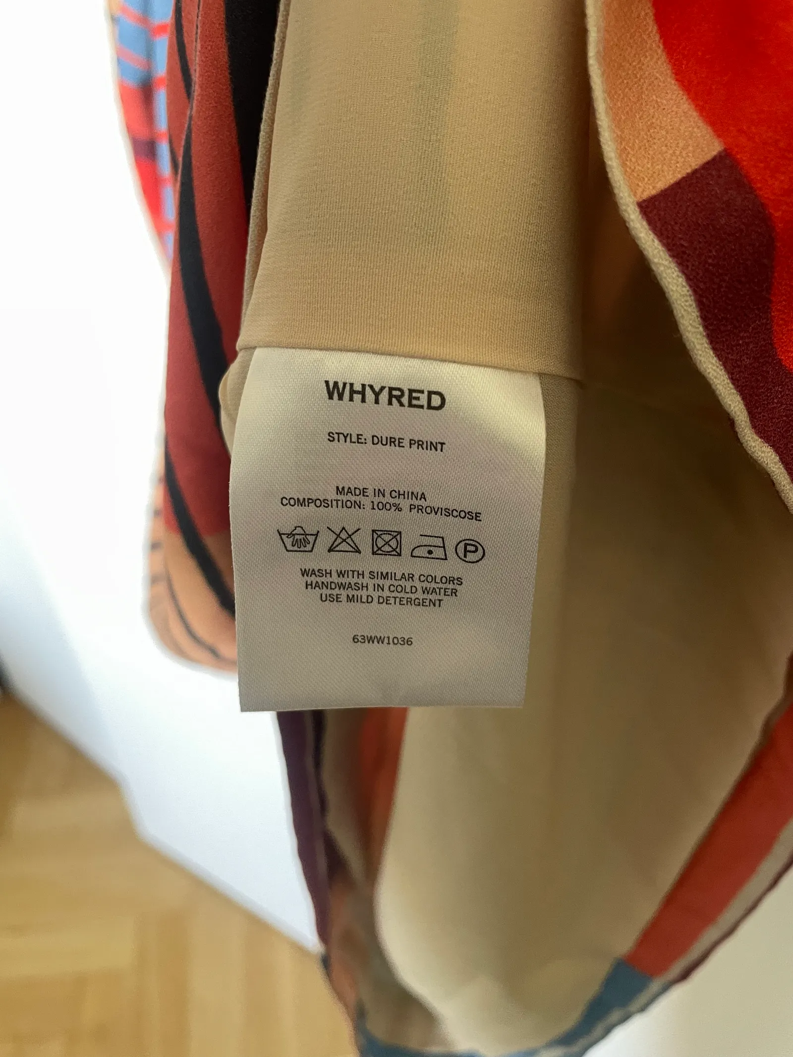 Whyred Dure Print-klänning NWT - Image 3