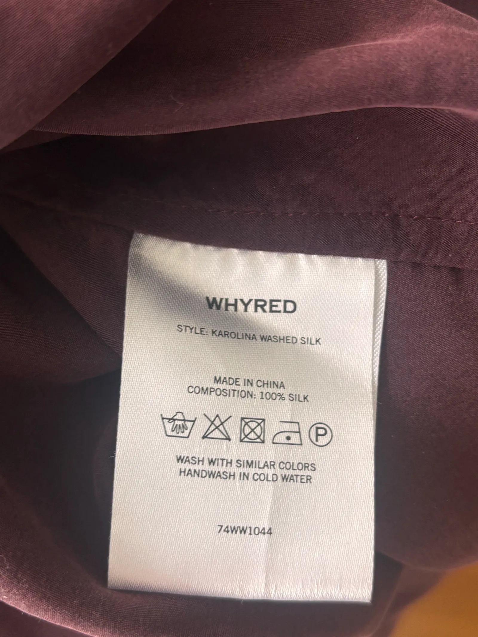 Whyred Karolina Washed Silk-sidenblus - Image 4