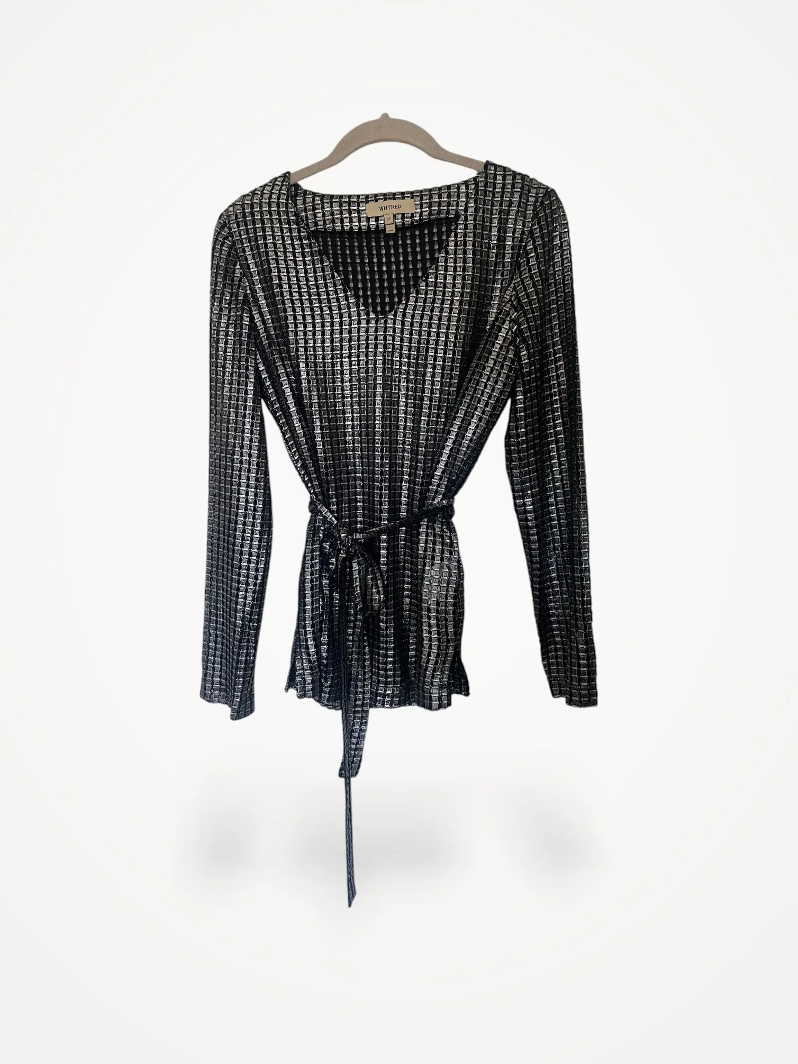 Whyred Sobe Silver-blus NWOT