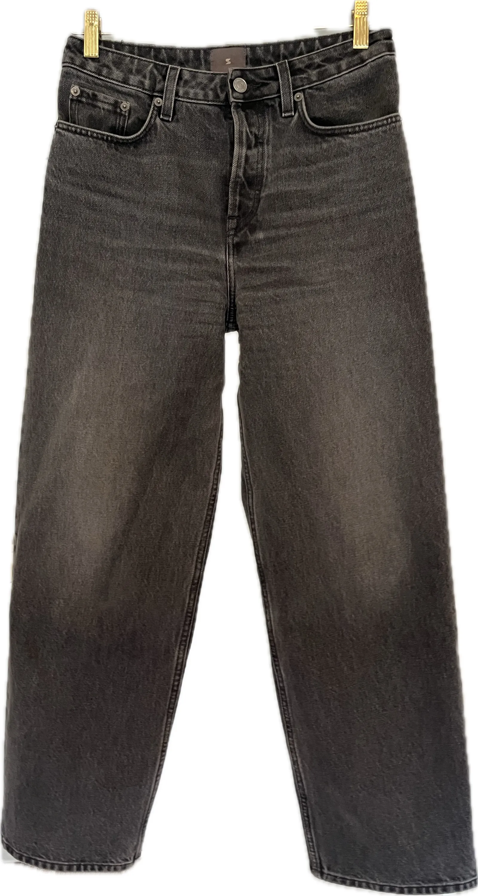 Singular Society Women’s Mid-waist Barrel Leg Denim-jeans - Image 5