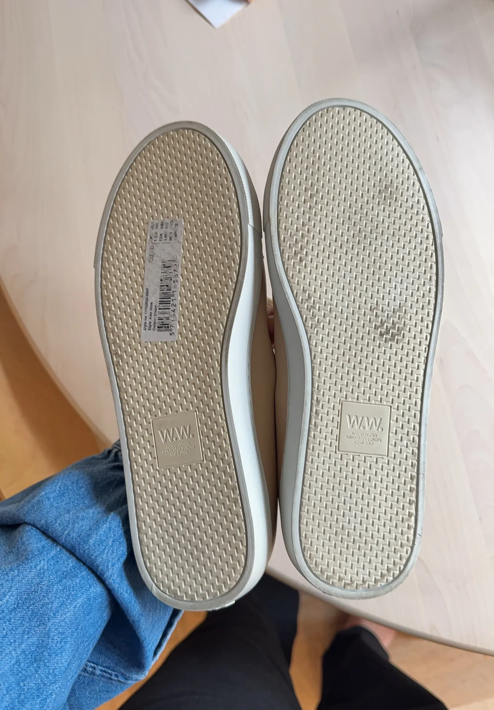 Wood Wood-skinnsneakers NWT - Image 4
