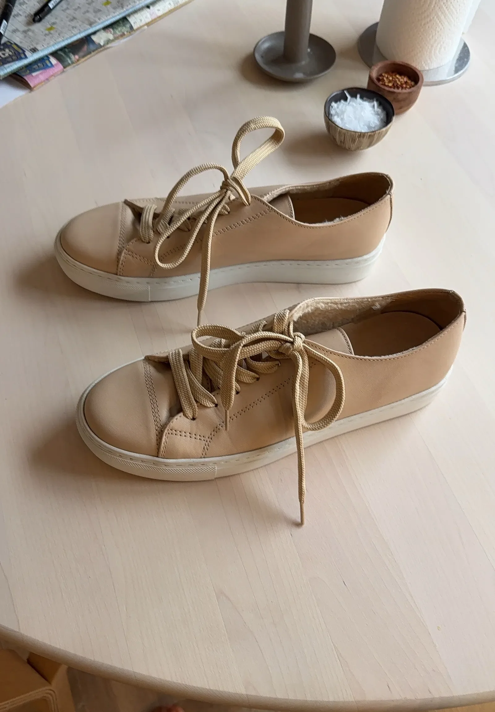 Wood Wood-skinnsneakers NWT - Image 6