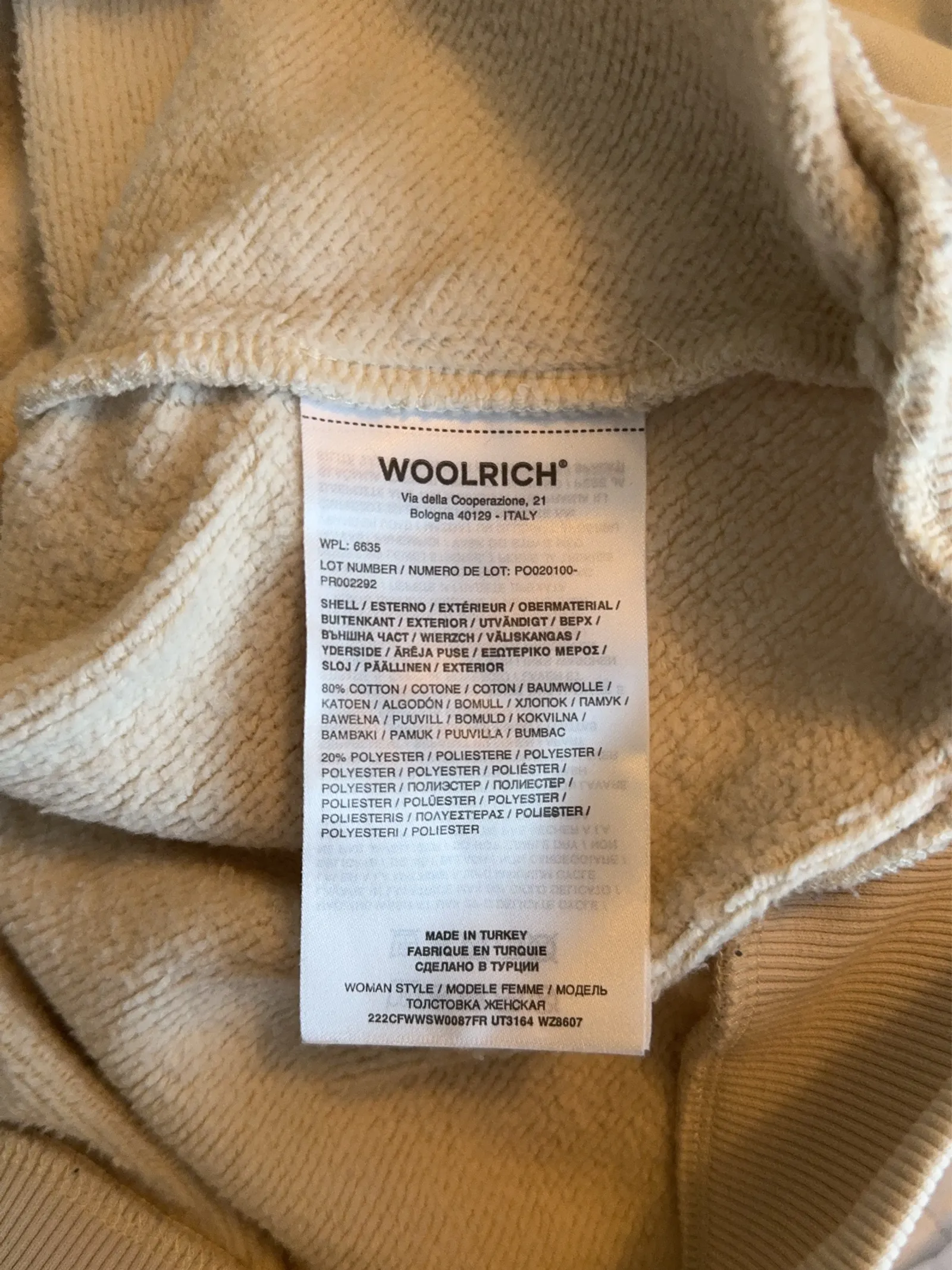 Woolrich-hoodie NWOT - Image 3