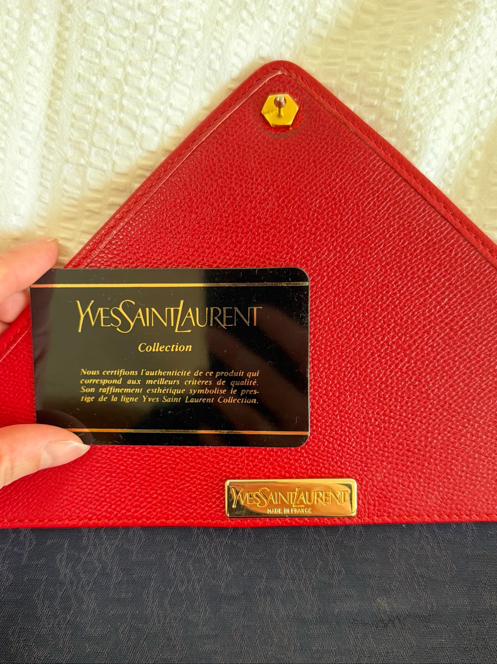 Yves Saint Laurent-skinnaxelremsväska - Image 3