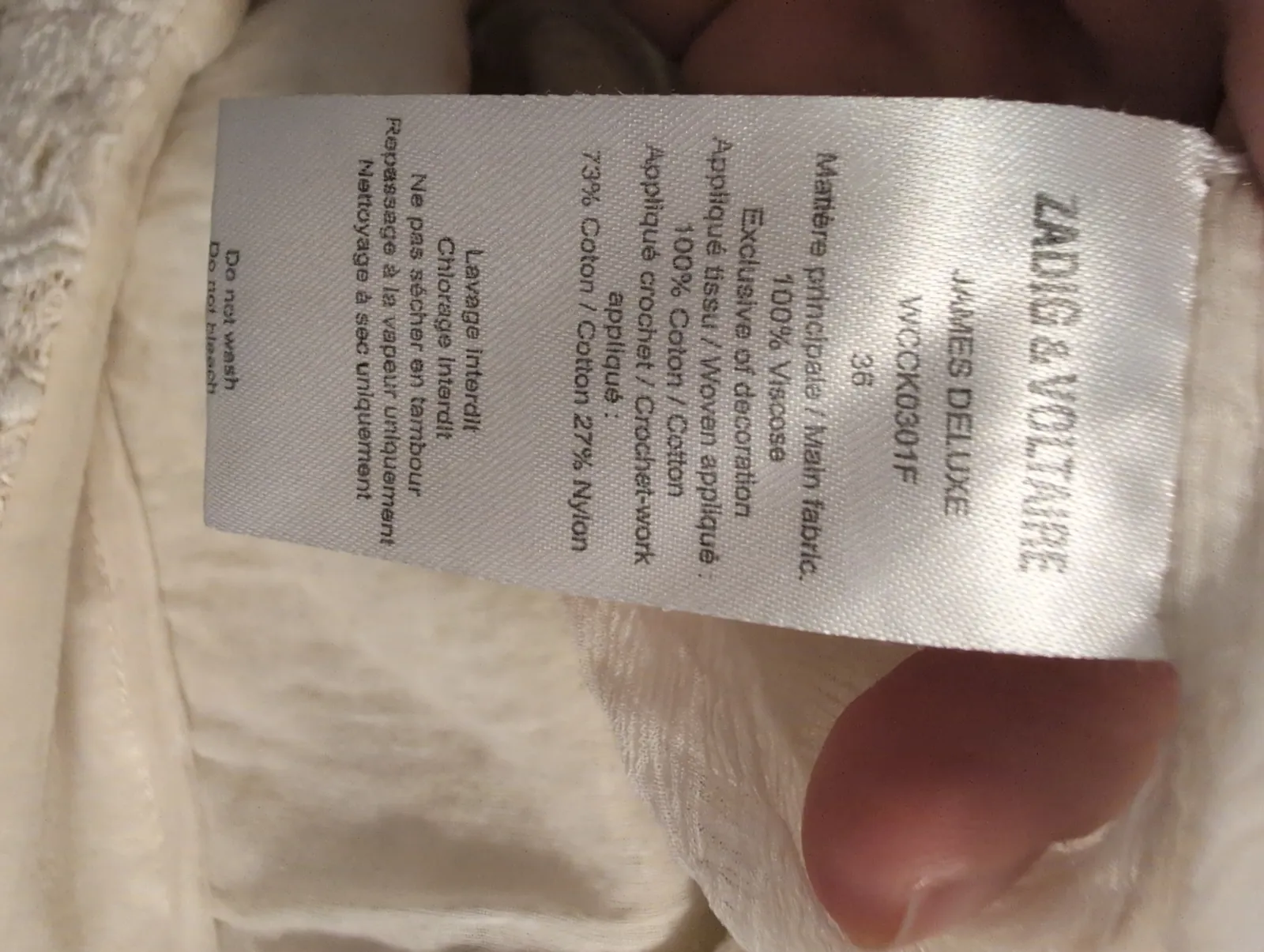 Zadig & Voltaire-kjol - Image 3